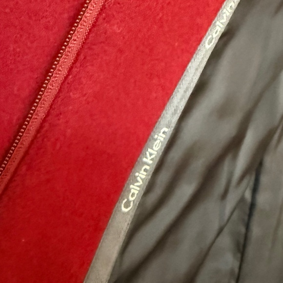 Calvin Klein Red Wool Fitted Coat - Women’s Size 6 - Picture 10 of 15